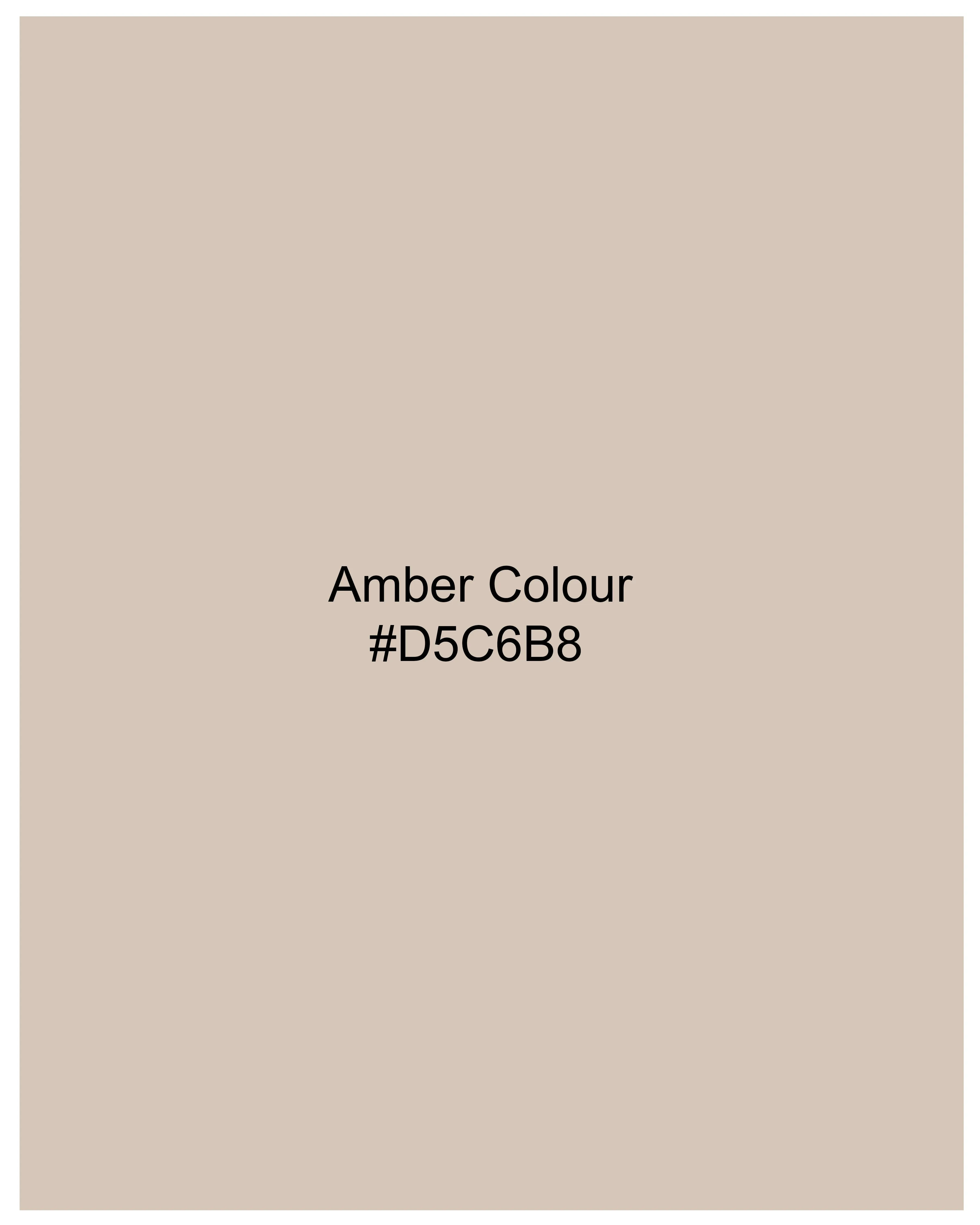Amber Brown Premium Cotton Crop Top