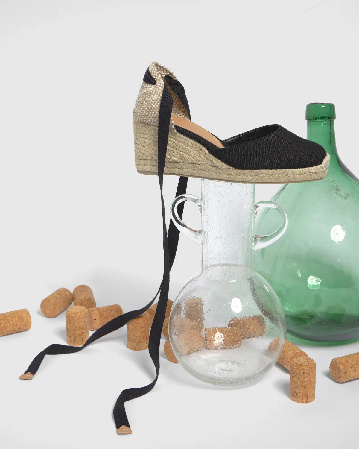 CARINA SANDALS WEDGE | BLACK