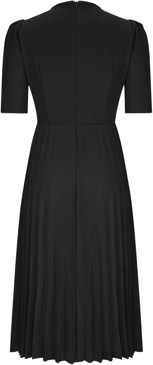 Casual Summer Dresses for Women 2025,Women's Elegant Dress Pleated Puff Sleeves Dresses Homecoming Loose Fit Dress