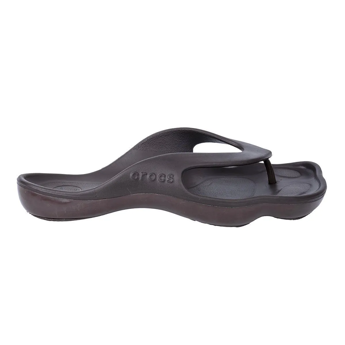 Crocs Abf Sandals Flip Flops Rubber Brown Colour For Women