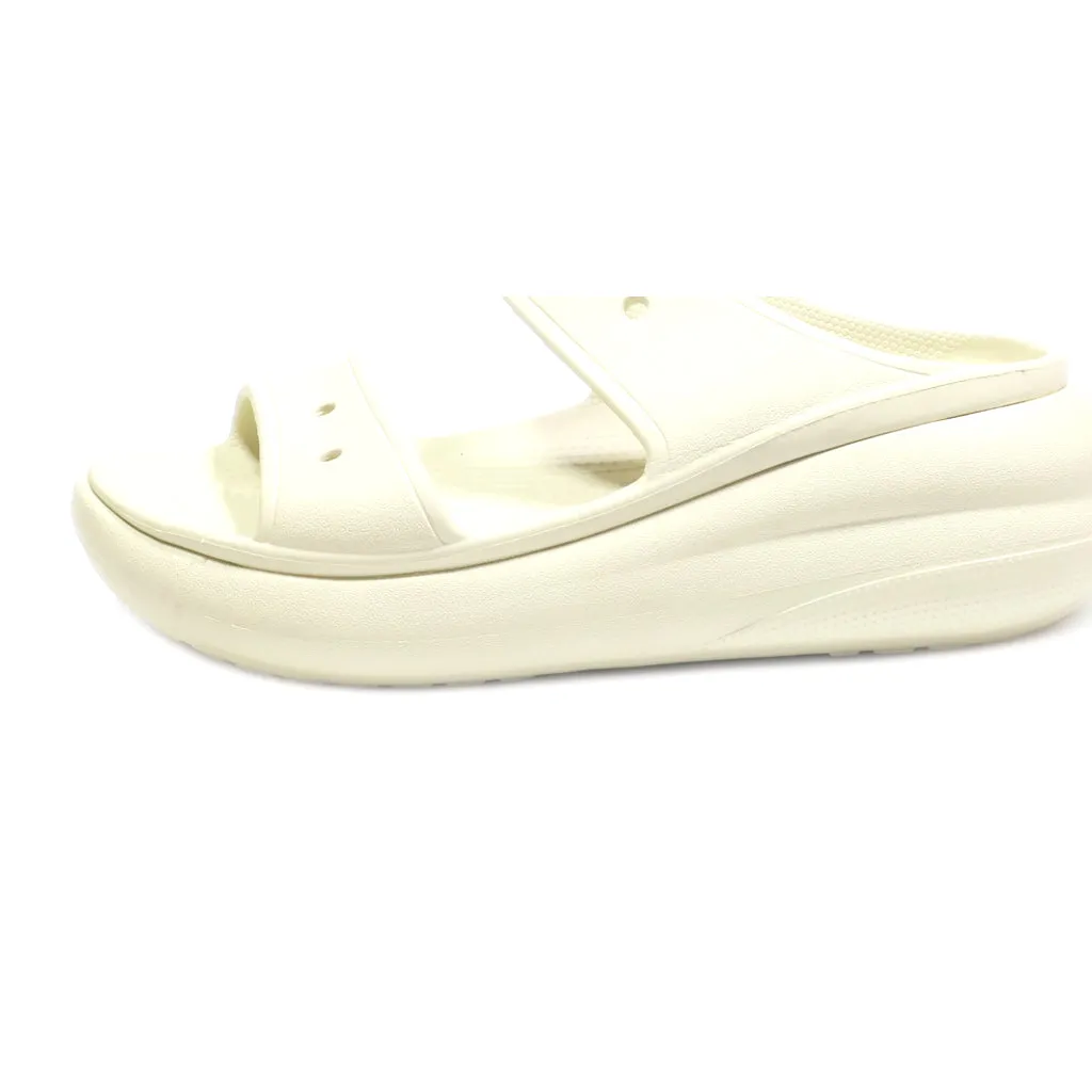 Crocs Classic Platform Wedge Sandals Eva Beige Colour For Women