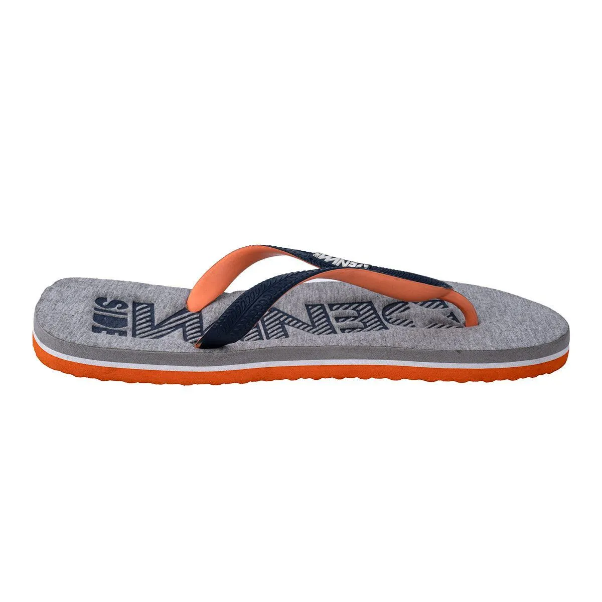 Denim Side Flip Flops Casual Sandals Rubber Blue Colour For Men