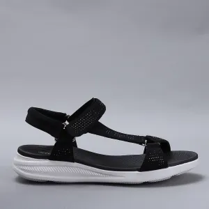Floss - Black Diamante White Sole