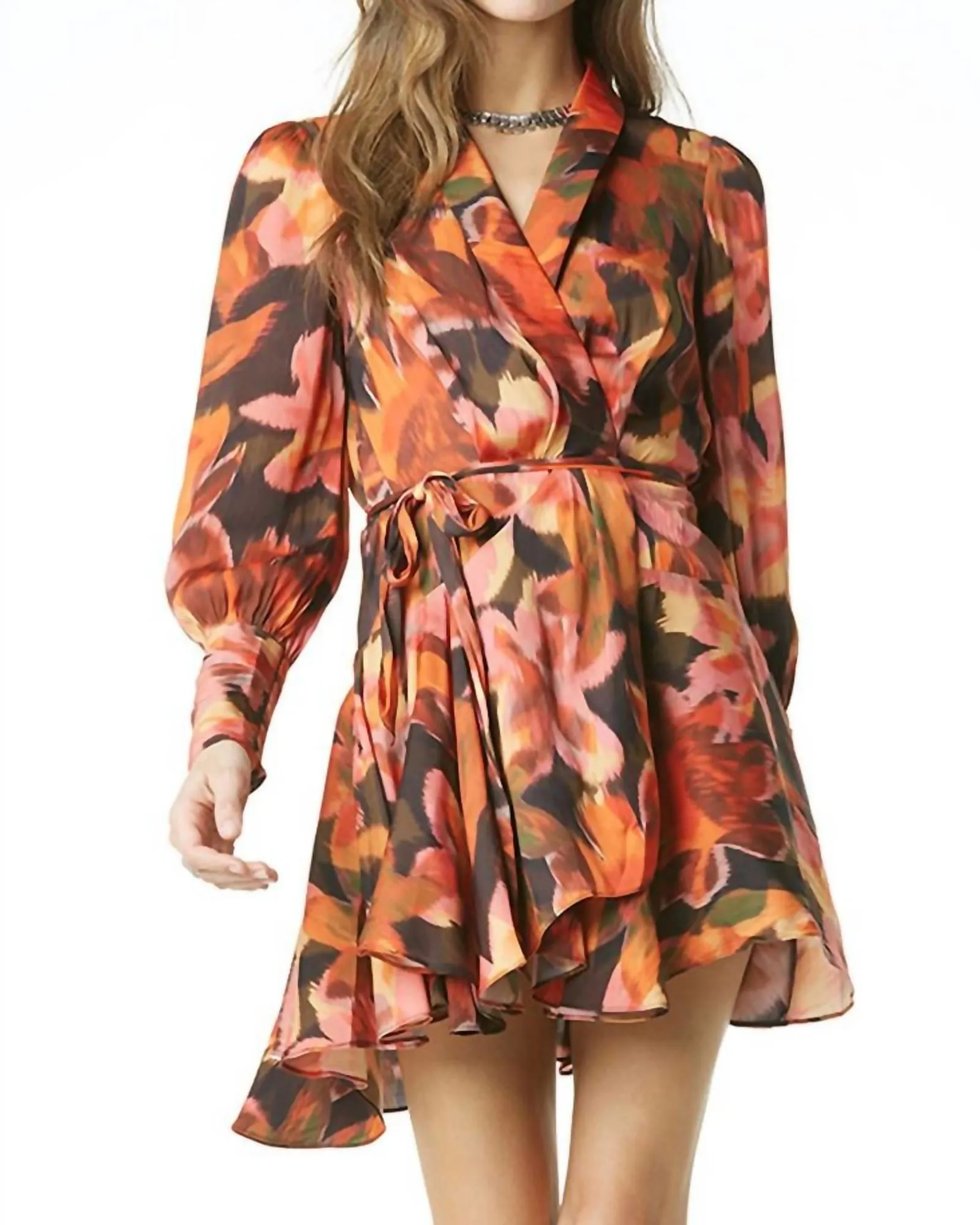 Glenna Dress in Bromeliad Ikat V2 | Bromeliad Ikat V2