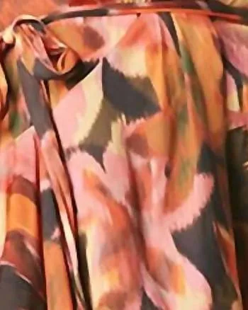 Glenna Dress in Bromeliad Ikat V2 | Bromeliad Ikat V2