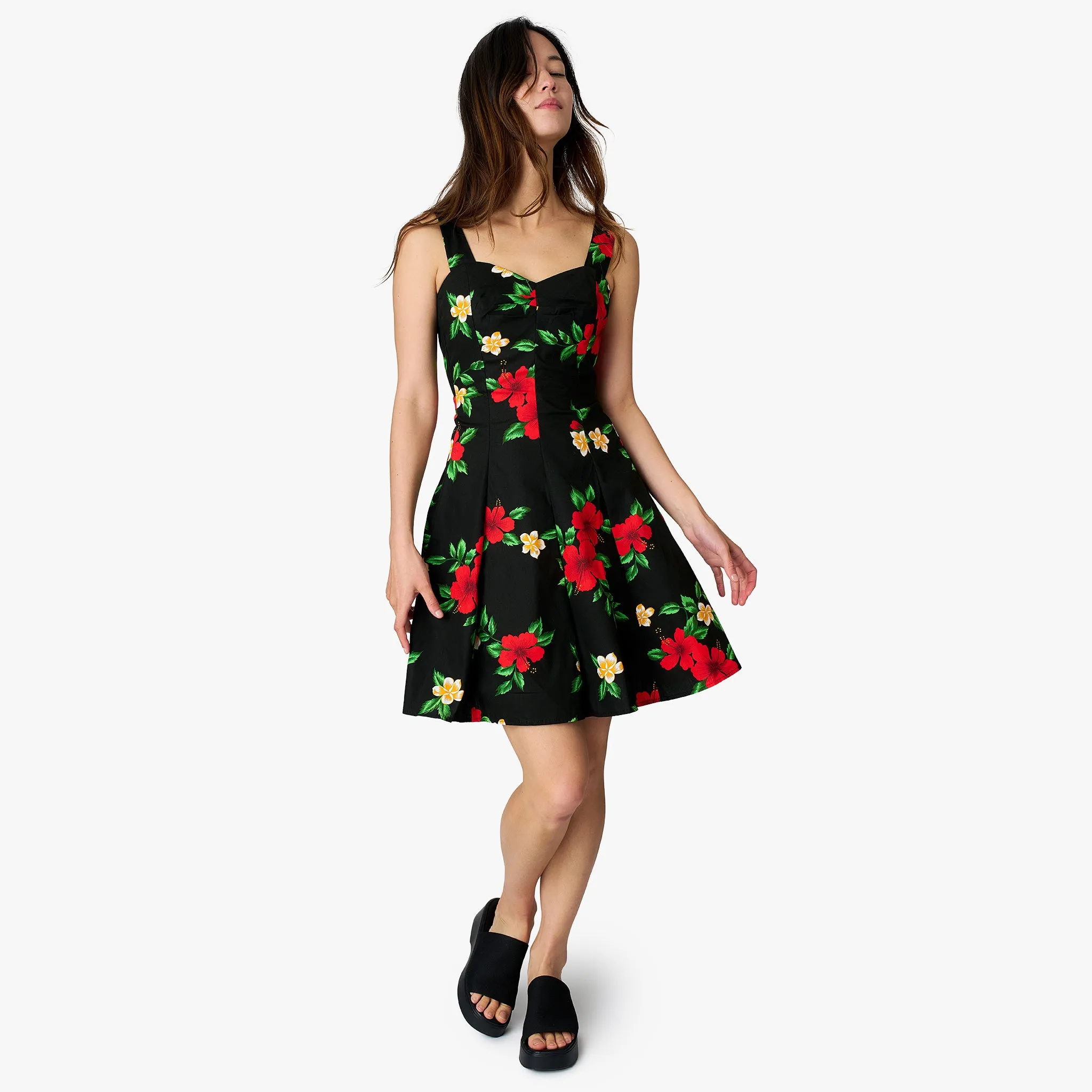 Hibiscus Dream Mini Sundress
