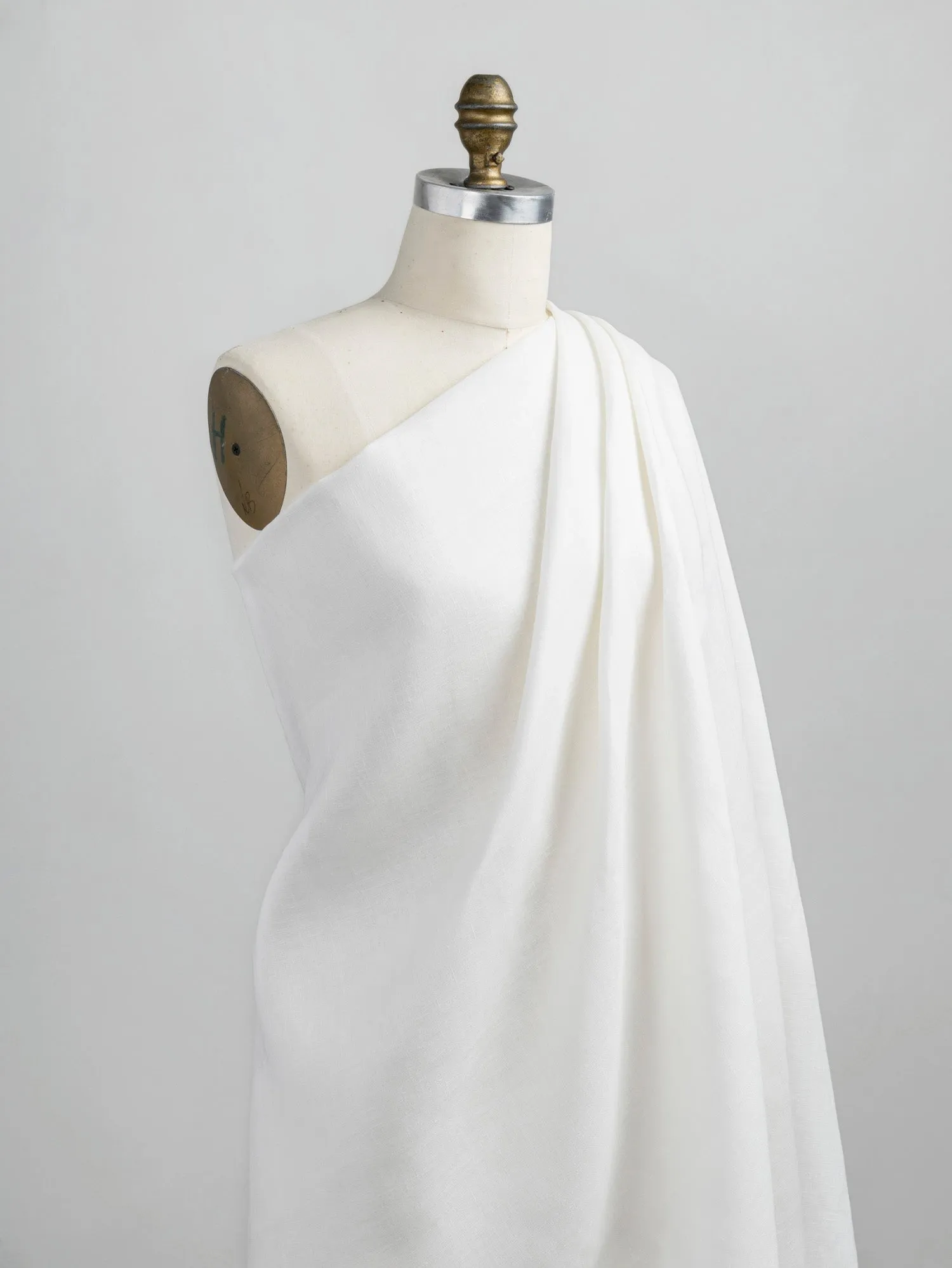 Lightweight European Linen - White