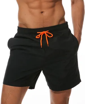 Mens Swimming Trunks Men's Swim Quick Dry Beach Shorts with Zipper Pockets and Mesh Swimming
