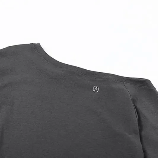 Off-Shoulder Oversized Sweatshirt