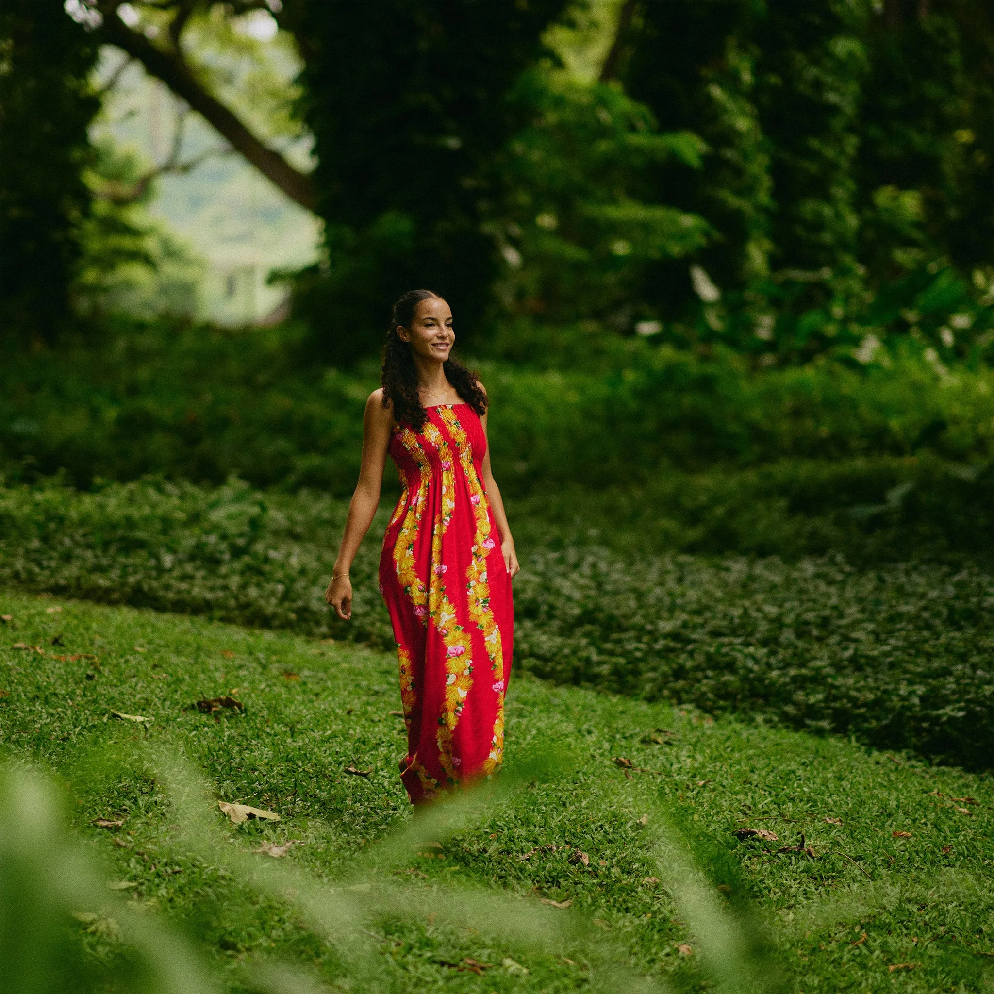 Ohia Long Smock Dress