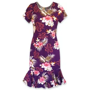 Passion Purple Laka Hawaiian Dress