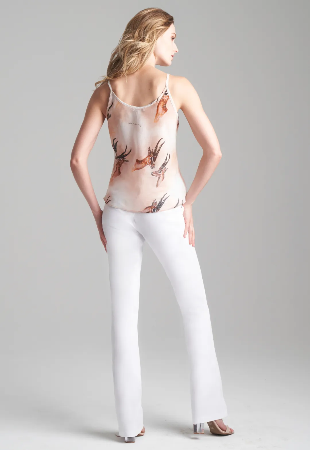Pearl Cotton Camisole in Horn
