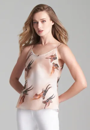 Pearl Cotton Camisole in Horn