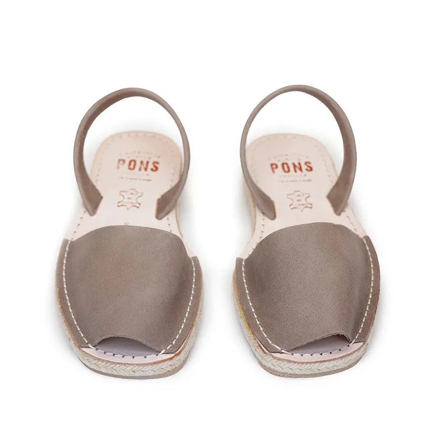 Pons Classic Espadrille Taupe