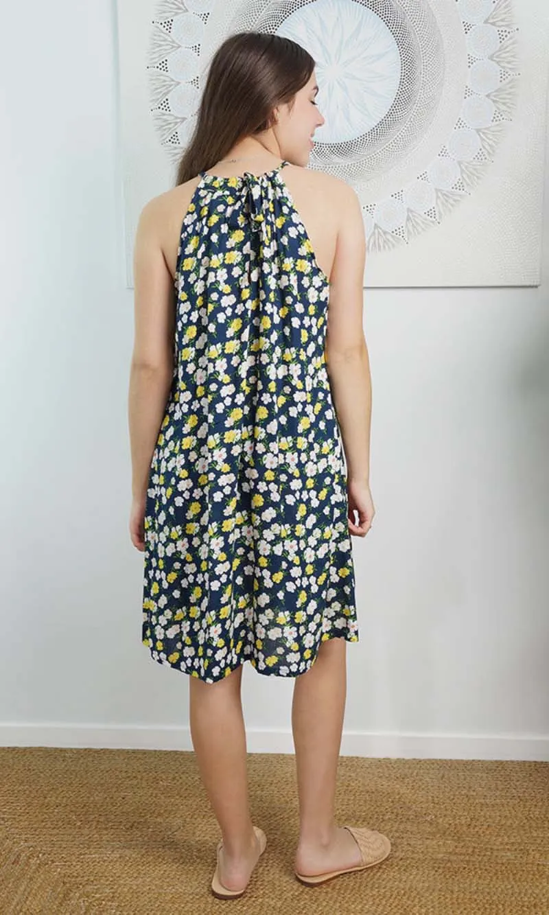 Rayon Dress Short Chloe Patchouli, More Colours