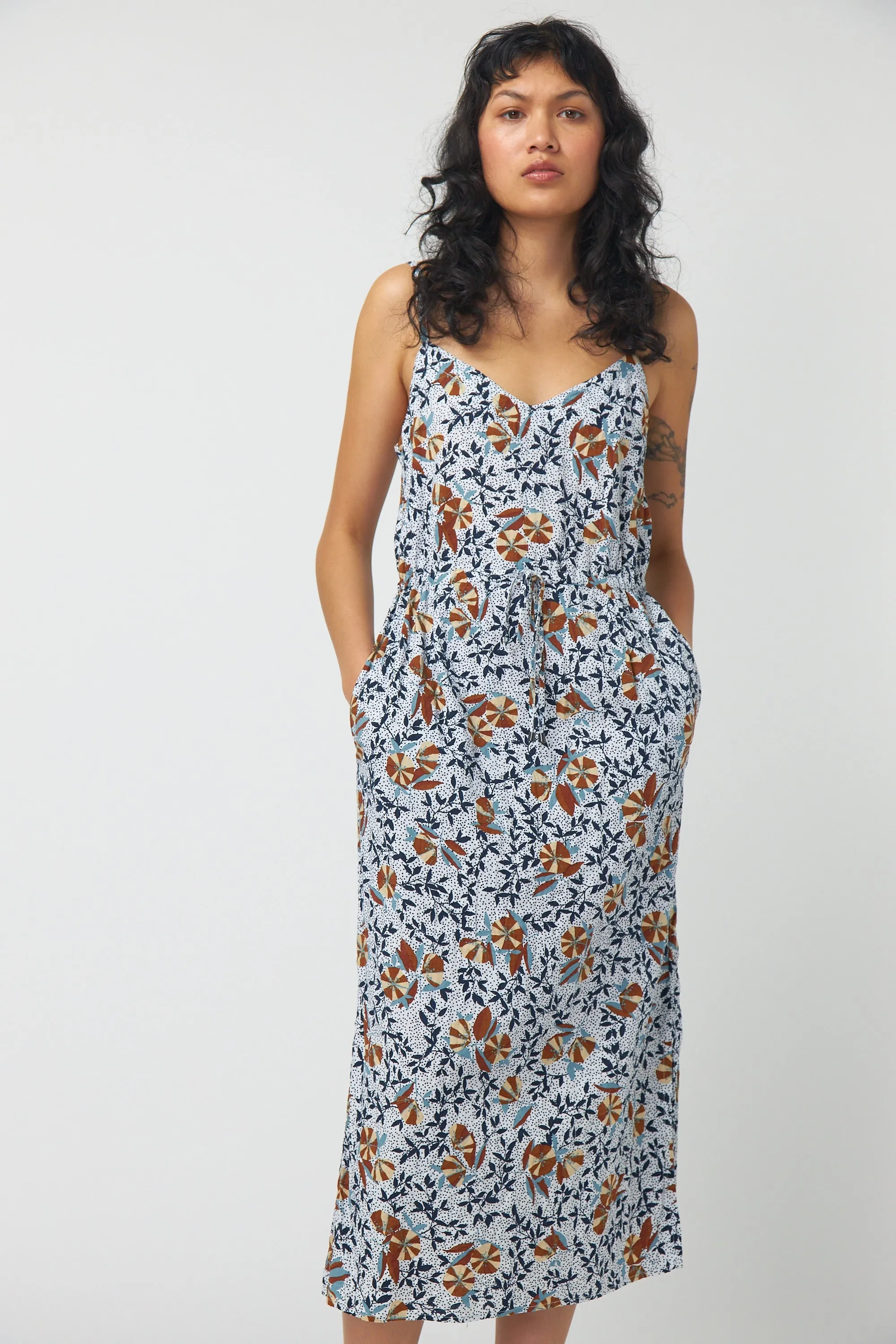 Trumpet flower sundress
