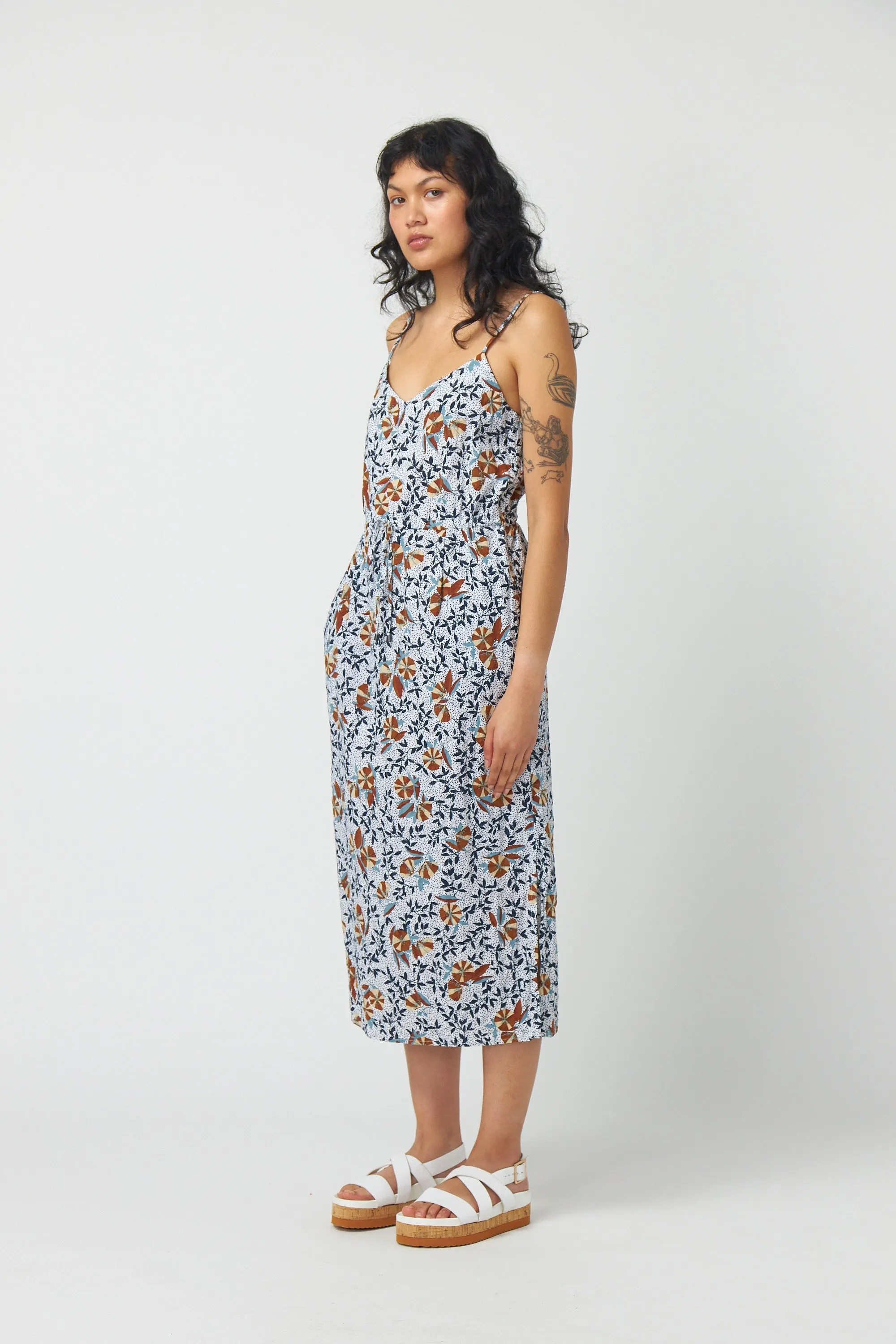 Trumpet flower sundress
