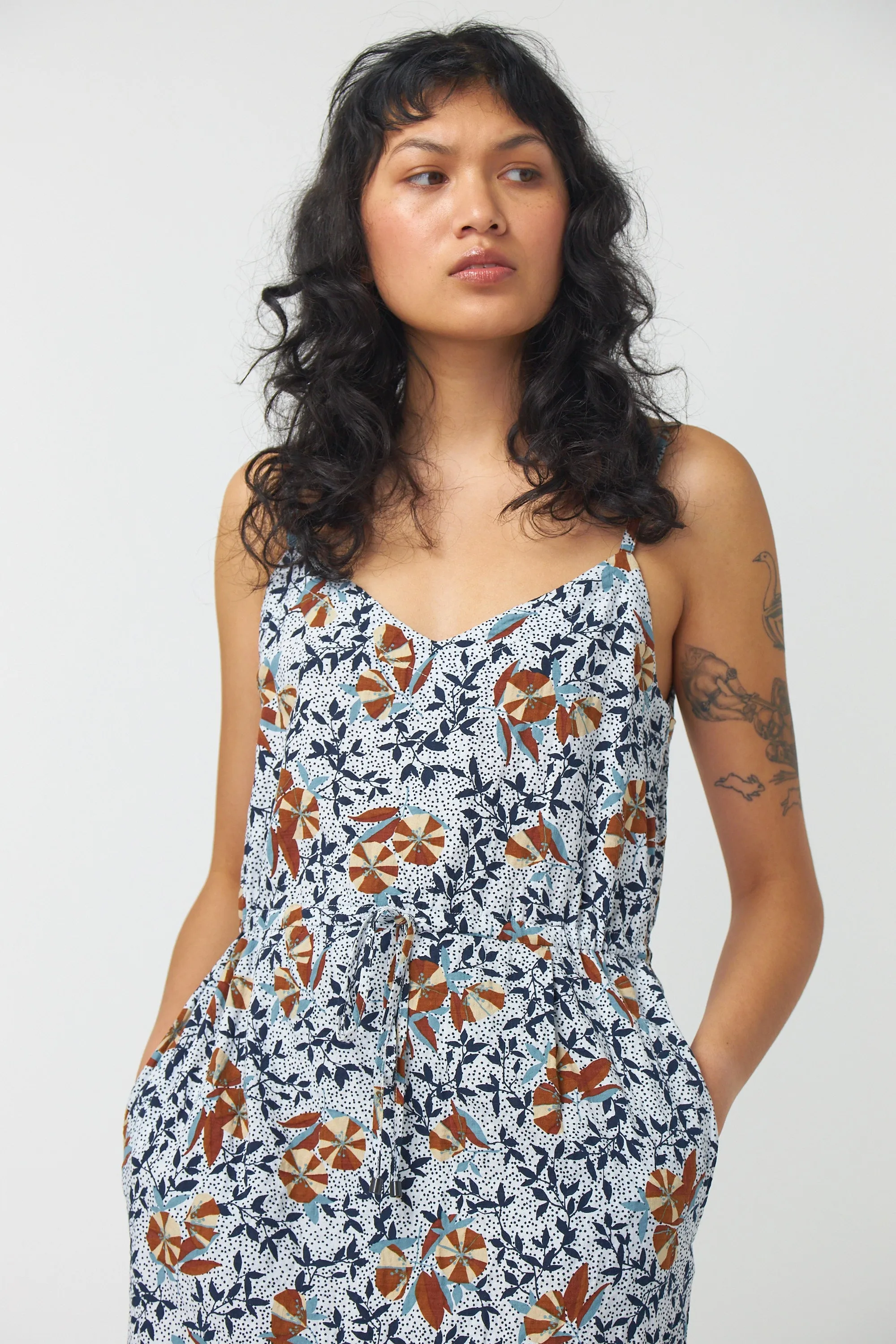 Trumpet flower sundress