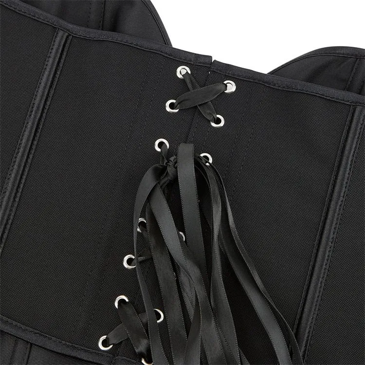 Womens Corset Tops Renaissance Boned Overbust Body Shaper Waist Cincher Bustier