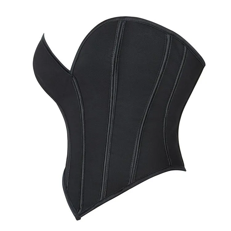 Womens Corset Tops Renaissance Boned Overbust Body Shaper Waist Cincher Bustier