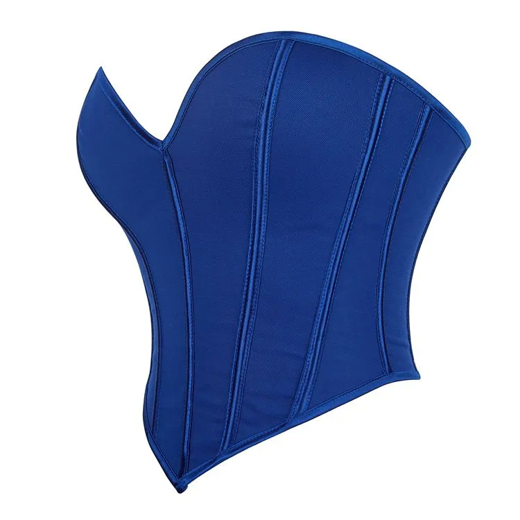 Womens Corset Tops Renaissance Boned Overbust Body Shaper Waist Cincher Bustier