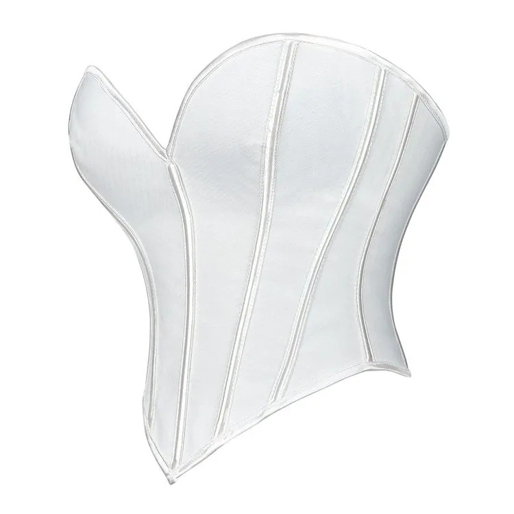 Womens Corset Tops Renaissance Boned Overbust Body Shaper Waist Cincher Bustier
