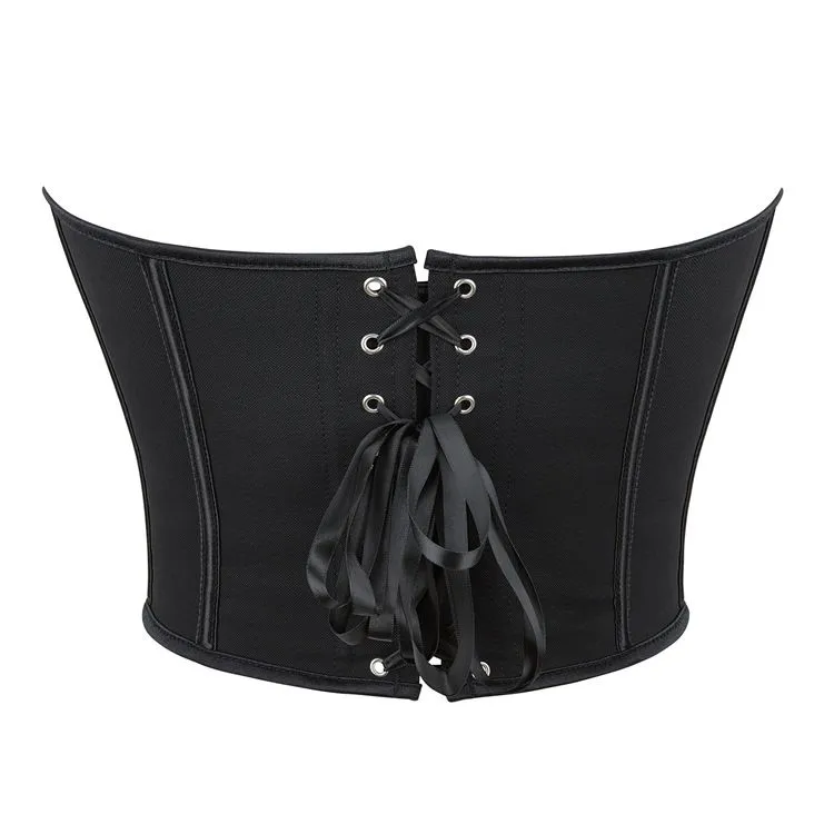 Womens Corset Tops Renaissance Boned Overbust Body Shaper Waist Cincher Bustier