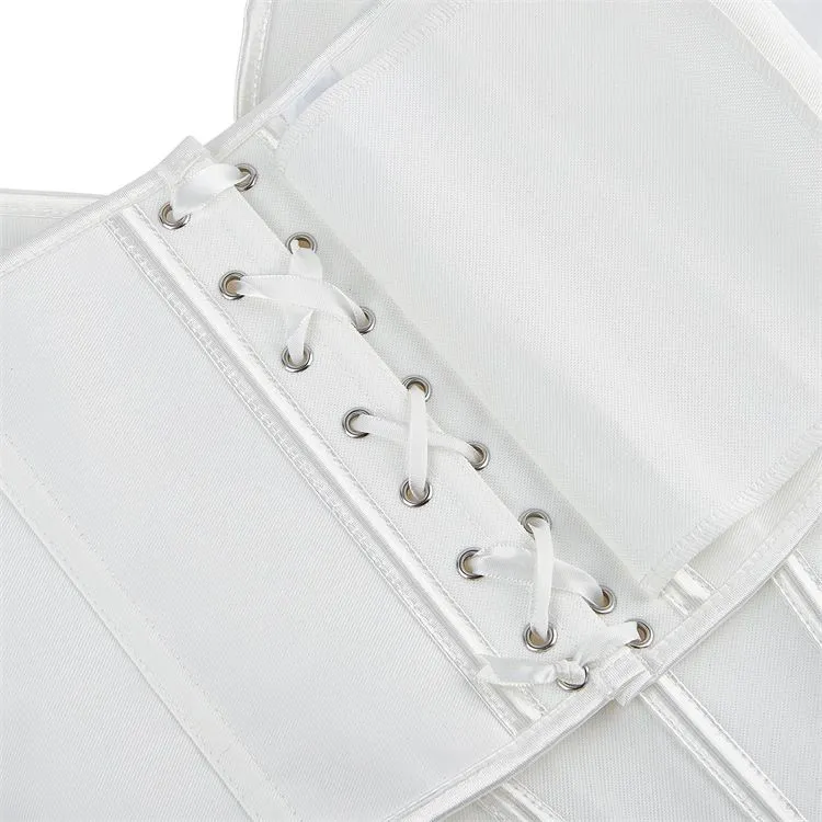 Womens Corset Tops Renaissance Boned Overbust Body Shaper Waist Cincher Bustier