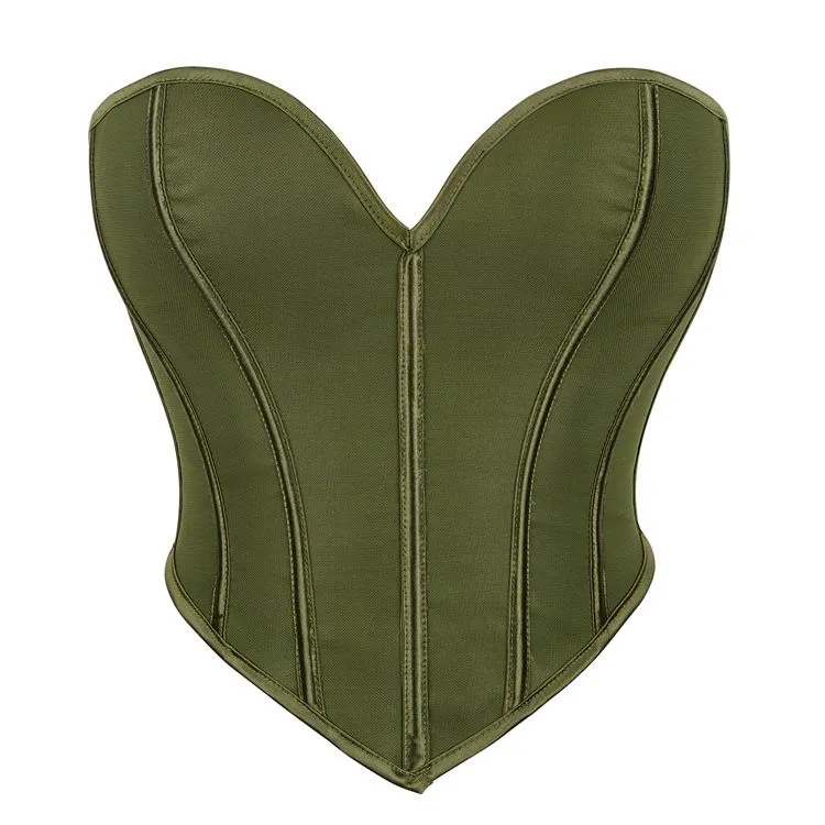 Womens Corset Tops Renaissance Boned Overbust Body Shaper Waist Cincher Bustier