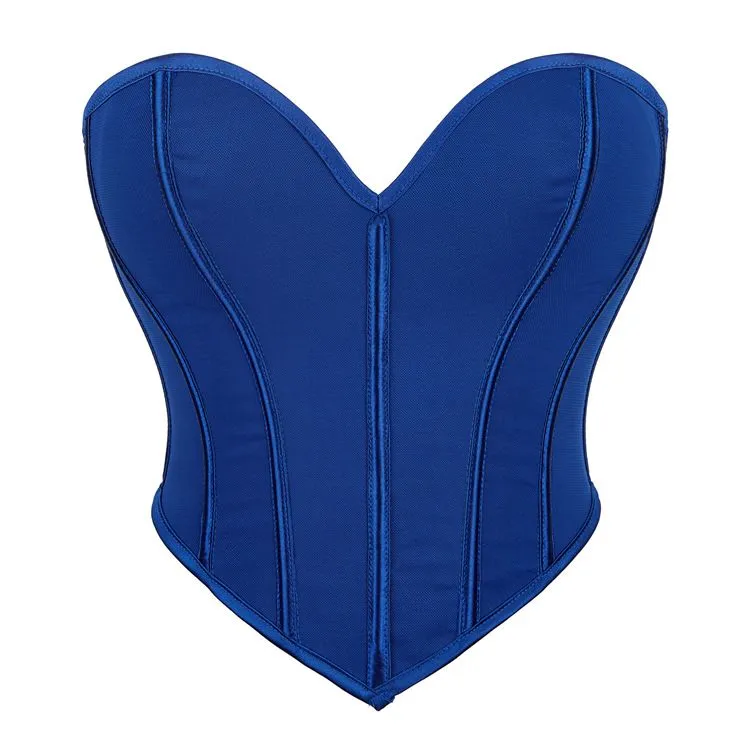 Womens Corset Tops Renaissance Boned Overbust Body Shaper Waist Cincher Bustier