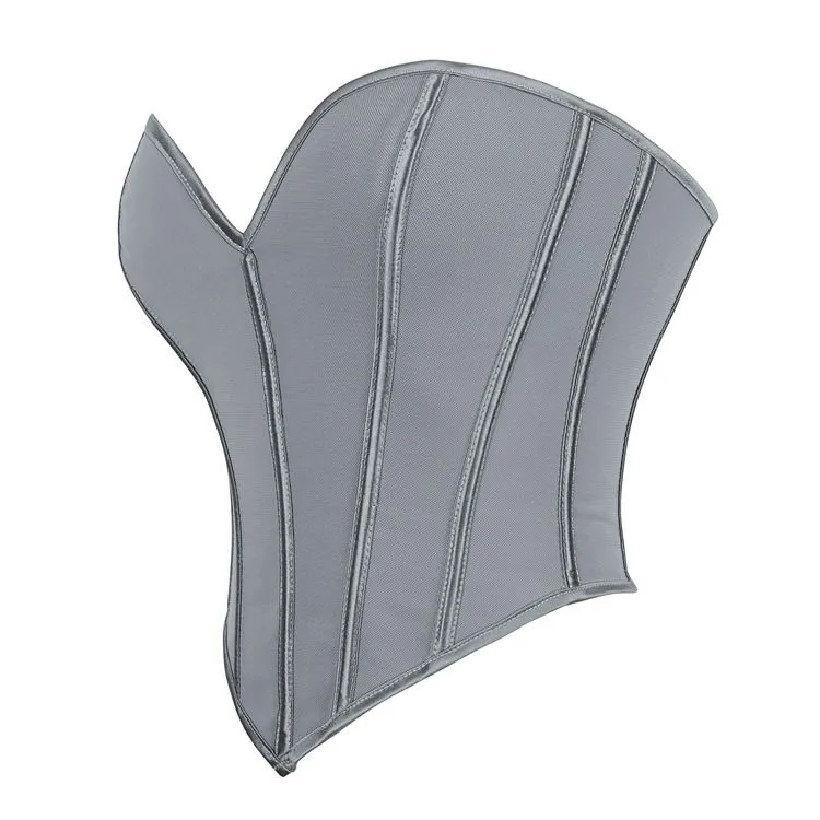 Womens Corset Tops Renaissance Boned Overbust Body Shaper Waist Cincher Bustier