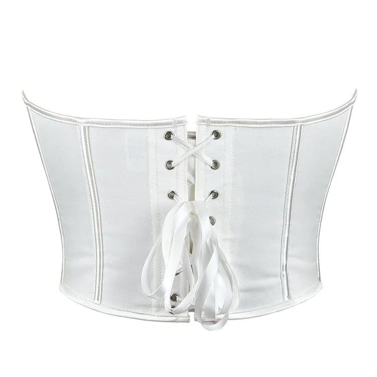 Womens Corset Tops Renaissance Boned Overbust Body Shaper Waist Cincher Bustier