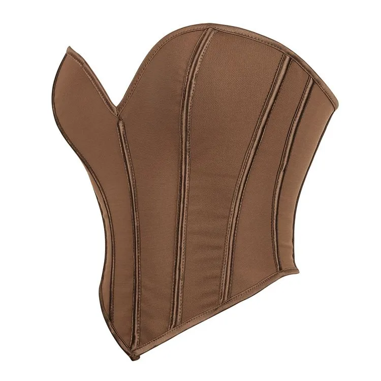 Womens Corset Tops Renaissance Boned Overbust Body Shaper Waist Cincher Bustier