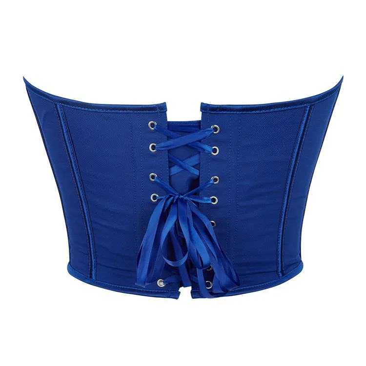 Womens Corset Tops Renaissance Boned Overbust Body Shaper Waist Cincher Bustier