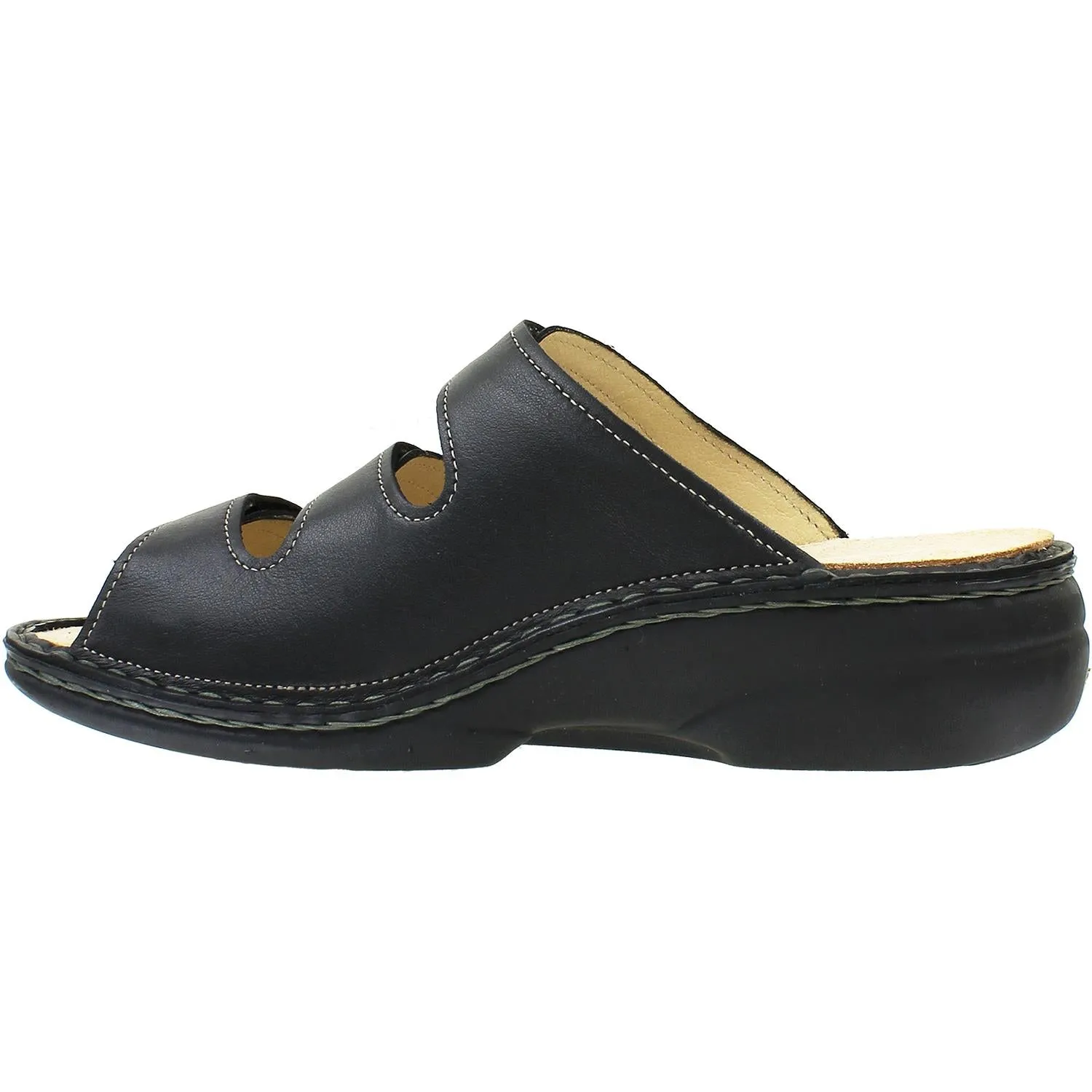 Women's Finn Comfort Menorca Soft Black Leather