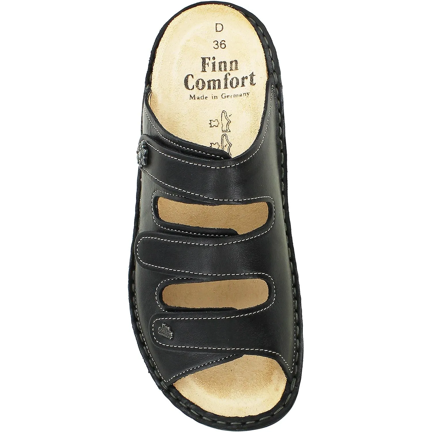 Women's Finn Comfort Menorca Soft Black Leather