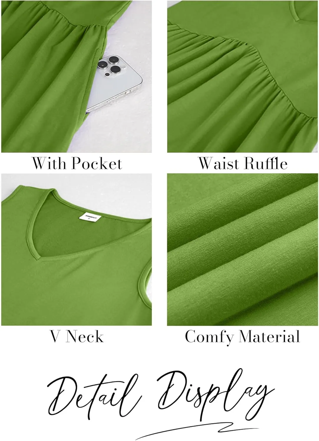 XIEERDUO Summer Dresses for Women 2025 Casual Dress V Neck Swimsuit Coverup Beach Vacation Clothes Fashion