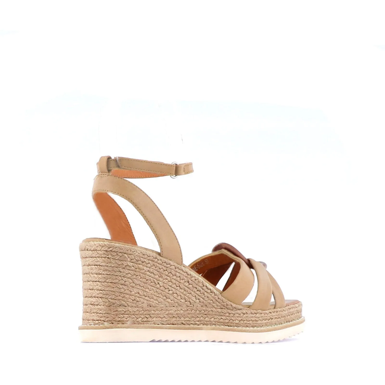 ZELINE LEATHER ESPADRILLE SANDALS