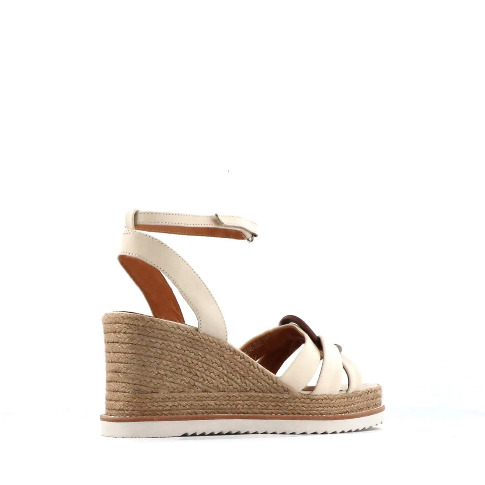 ZELINE LEATHER ESPADRILLE SANDALS