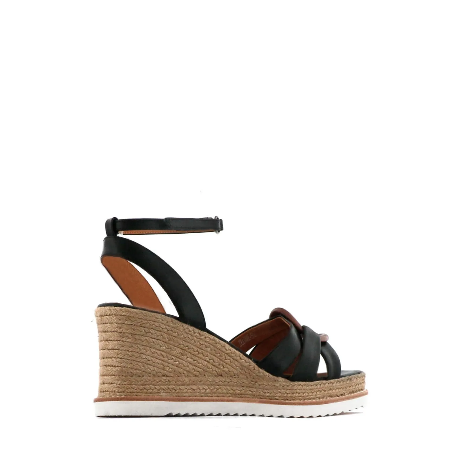 ZELINE LEATHER ESPADRILLE SANDALS